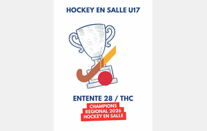 🏆 U17 – Champions régionaux de hockey en salle !