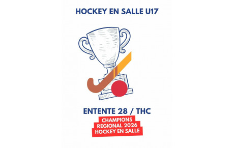 🏆 U17 – Champions régionaux de hockey en salle !
